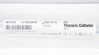 Atrium 8036 PVC Thoracic Cath. 36FR (x)